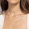 imagePAVOI 14K Gold Plated Created White Opal Necklace  Opal Necklaces for WomenYellow Gold