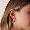 imagePAVOI 14K Gold Plated S925 Sterling Silver Post Lightweight DropDangle Huggie Earrings for Women  Star Lock Butterfly Moon Lightning  Dainty EarringsRose Gold