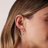 imagePAVOI 14K Gold Plated S925 Sterling Silver Post Lightweight DropDangle Huggie Earrings for Women  Star Lock Butterfly Moon Lightning  Dainty EarringsWhite Gold