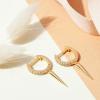 imagePAVOI 14K Gold Plated S925 Sterling Silver Post Lightweight DropDangle Huggie Earrings for Women  Star Lock Butterfly Moon Lightning  Dainty EarringsYellow Gold