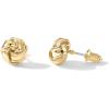 imagePAVOI 14K Gold Plated Sterling Silver Post Love Knot Stud Earrings  Gold Earrings for WomenYellow Gold