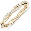 imagePAVOI 14K Gold Plated Cubic Zirconia Twisted Rope Eternity Band for WomenYellow Gold