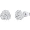 imagePAVOI 14K Gold Plated Sterling Silver Post Love Knot Stud Earrings  Gold Earrings for WomenWhite Gold