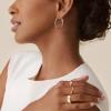 imagePAVOI 14K Gold Plated Sterling Silver Post Hoops  Large Hoops Earring  Lightwight Gold Hoop Earrings for WomenWhite Gold