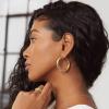 imagePAVOI 14K Gold Plated Sterling Silver Post Hoops  Lightweight Chunky Hoops Huggies  Thick Gold Hoop Earrings for Women400 Millimeters