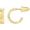 imagePAVOI 14K Gold Plated Thin Square Edge Open Hoop Earrings for Women  Trendy Lightweight Open Hoops110 Millimeters