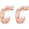 imagePAVOI 14K Gold Plated Thin Square Edge Open Hoop Earrings for Women  Trendy Lightweight Open Hoops110 Millimeters