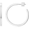 imagePAVOI 14K Gold Plated Thin Square Edge Open Hoop Earrings for Women  Trendy Lightweight Open Hoops30 Millimeters