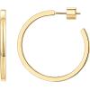imagePAVOI 14K Gold Plated Thin Square Edge Open Hoop Earrings for Women  Trendy Lightweight Open Hoops30 Millimeters