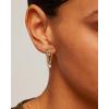 imagePAVOI 14K Gold Plated 925 Sterling Silver Posts Bar Drape Chain Earrings for Women  Cubic Zirconia Chain Dangle Studs  Drop Dangle EarringsWhite Gold