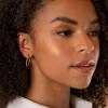 imagePAVOI 14K Gold Plated Hoop Earrings for Women  2mm Thick Infinity Hoops  Lightweight Loop Earrings Set300 Millimeters