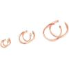 imagePAVOI 14K Gold Plated Hoop Earrings for Women  2mm Thick Infinity Hoops  Lightweight Loop Earrings Set300 Millimeters