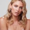 imagePAVOI 14K Gold Plated Hoop Earrings for Women  2mm Thick Infinity Hoops  Lightweight Loop Earrings Set450 Millimeters