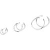 imagePAVOI 14K Gold Plated Hoop Earrings for Women  2mm Thick Infinity Hoops  Lightweight Loop Earrings Set450 Millimeters