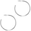 imagePAVOI 14K Gold Plated Hoop Earrings for Women  2mm Thick Infinity Hoops  Lightweight Loop Earrings Set450 Millimeters