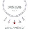 imagePAVOI 14K Gold Plated Adjustable Bracelet for Women  Twisted Bar ampamp Paperclip Charm Chain Bracelets with Moon Evil Eye Teddy Bear Heart Lock Airplane Dog Cowboy Boot Cat Cupid ampamp More  Fashion JewelryCat