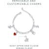 imagePAVOI 14K Gold Plated Adjustable Bracelet for Women  Twisted Bar ampamp Paperclip Charm Chain Bracelets with Moon Evil Eye Teddy Bear Heart Lock Airplane Dog Cowboy Boot Cat Cupid ampamp More  Fashion JewelryCat