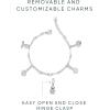 imagePAVOI 14K Gold Plated Adjustable Bracelet for Women  Twisted Bar ampamp Paperclip Charm Chain Bracelets with Moon Evil Eye Teddy Bear Heart Lock Airplane Dog Cowboy Boot Cat Cupid ampamp More  Fashion JewelryTeddy Bear
