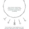 imagePAVOI 14K Gold Plated Adjustable Bracelet for Women  Twisted Bar ampamp Paperclip Charm Chain Bracelets with Moon Evil Eye Teddy Bear Heart Lock Airplane Dog Cowboy Boot Cat Cupid ampamp More  Fashion JewelryTeddy Bear