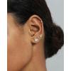 imagePAVOI 14K Gold Plated Dainty Flat Back Earrings for Women  Hypoallergenic Sterling Silver Posts Helix Cartilage Piercing Jewelry  Emoji Motif Bow Celestial Flatback Gold Stud Earrings Screw BackButterfly 4Pair Set