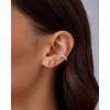 imagePAVOI 14K Gold Plated Dainty Flat Back Earrings for Women  Hypoallergenic Sterling Silver Posts Helix Cartilage Piercing Jewelry  Emoji Motif Bow Celestial Flatback Gold Stud Earrings Screw BackMartini