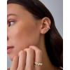 imagePAVOI 14K Gold Plated Dainty Flat Back Earrings for Women  Hypoallergenic Sterling Silver Posts Helix Cartilage Piercing Jewelry  Emoji Motif Bow Celestial Flatback Gold Stud Earrings Screw BackMartini