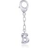 imagePAVOI 14K Gold Plated Bubble Letter Bag Charm for Handbags  Gold Initial Letter Keychain for Women  Chunky Purse Charm GiftB