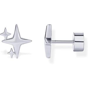 imagePAVOI 14K Gold Plated Dainty Flat Back Earrings for Women  Hypoallergenic Sterling Silver Posts Helix Cartilage Piercing Jewelry  Emoji Motif Bow Celestial Flatback Gold Stud Earrings Screw BackSparkle