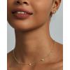 imagePAVOI 14K Gold Plated Dainty Chain Necklaces for Women  Station Small Motif Pendant Gold Jewelry Gifts  Trendy Heart Bow Cross Necklace for WomenYellow Gold