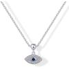 imagePAVOI 14K Gold Plated Religious Dainty Necklace with Charms  Adjustable Chain Gold Charm Necklace for Women  Small Spiritual Removable Pendants  Cute Cross Star of David Evil Eye Jewelry GiftsWhite Gold