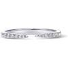 imagePAVOI 18K Gold Plated Open Eternity Ring  Cubic Zirconia Stacking Bands for Women  Dainty Stackable Rings for WomenWhite Gold