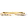 imagePAVOI 18K Gold Plated Open Eternity Ring  Cubic Zirconia Stacking Bands for Women  Dainty Stackable Rings for WomenYellow Gold
