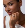imagePAVOI 14K Gold Plated Marquise Eternity Rings for Women  Cubic Zirconia Chunky Stackable Wedding Ring  Statement Baguette CZ Gold Wedding Bands for Women  Promise Band Bridal Jewelry