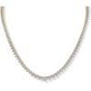 imagePAVOI 14K Gold Plated Graduated Tennis Necklaces for Women  Cubic Zirconia Tennis Necklace for Brides ampamp Bridesmaids  Simulated Diamond Chain Trendy Wedding JewelryYellow Gold