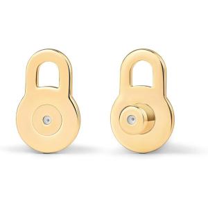 imagePAVOI 14K Yellow Gold Plated Lobe Lifters for Heavy Earrings for Women  Earring Backs for Droopy Ears  Comfortable Backings for Studs Fashion Jewelry AccessoriesYellow Gold