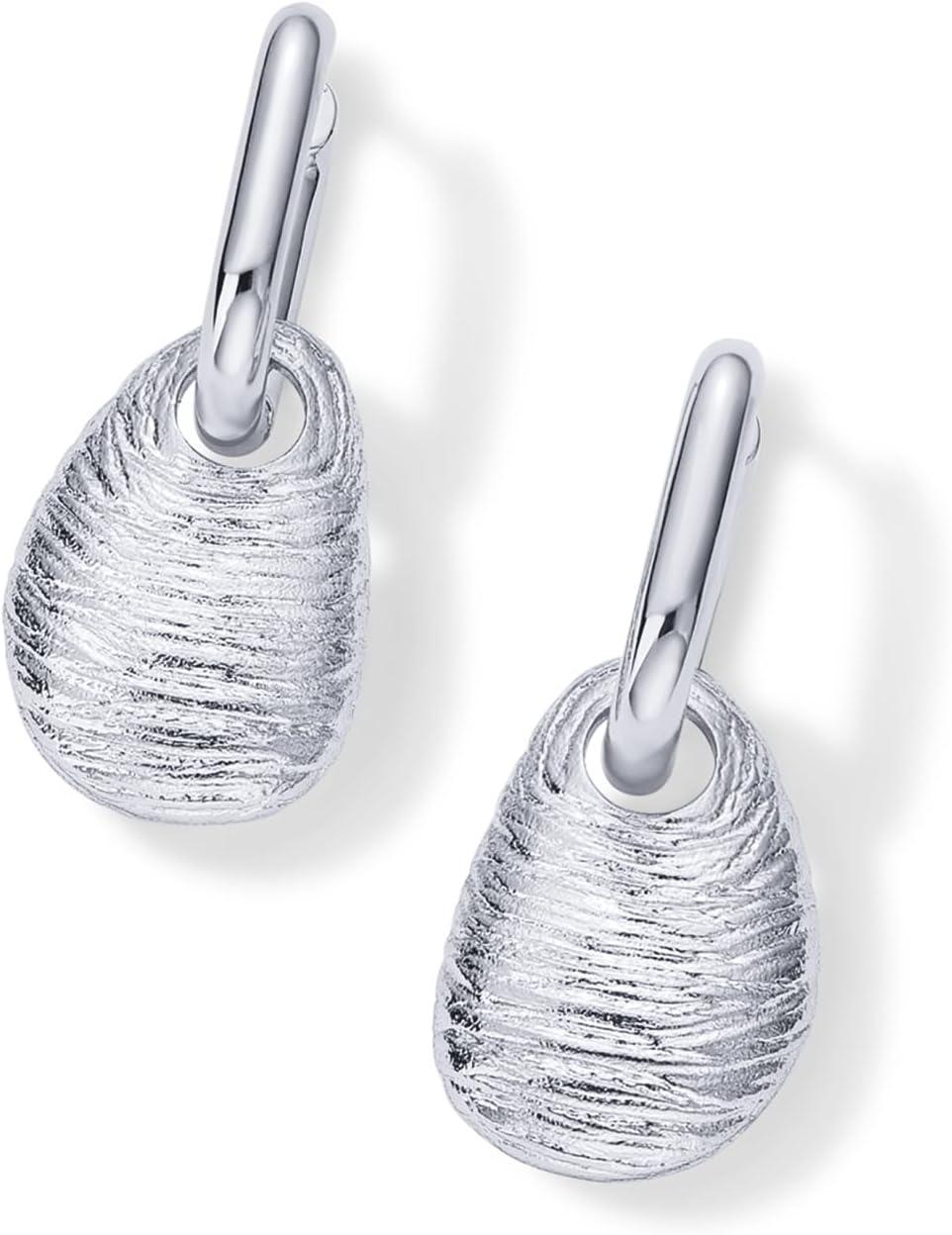 imagePAVOI 14K Gold Plated Convertible Paperclip Earrings for Women  Trendy Paper Clip Link Huggie Hoop Earrings  Chain Link Drop Dangle Hoops with Cubic Zirconia  TwoToned Statement JewelryWhite Gold