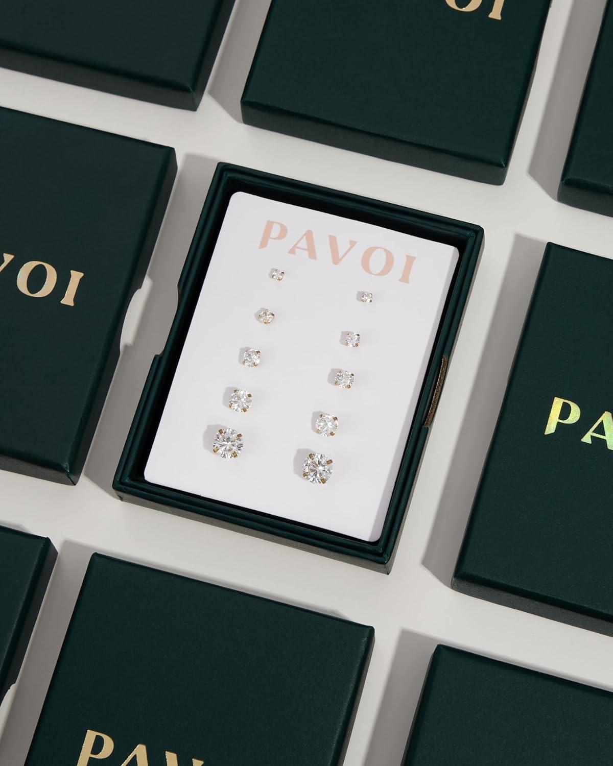 imagePAVOI 14K Gold Plated Convertible Paperclip Earrings for Women  Trendy Paper Clip Link Huggie Hoop Earrings  Chain Link Drop Dangle Hoops with Cubic Zirconia  TwoToned Statement JewelryYellow Gold