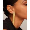 imagePAVOI 14K Gold Plated Long Tassel Dangle Earrings for Women  925 Sterling Silver Posts Elegant Rhinestone Chain Chandelier Drop Earrings  Statement JewelryWhite Gold