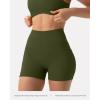 imagePAVOI ACTIVE Shorts with Pockets  Compressive High Waisted Butt Sculpting 4quot ampamp 6quot Womens Biker Shorts  HiPerform XXS to 3XArmy