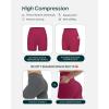 imagePAVOI ACTIVE Shorts with Pockets  Compressive High Waisted Butt Sculpting 4quot ampamp 6quot Womens Biker Shorts  HiPerform XXS to 3XBerry