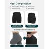 imagePAVOI ACTIVE Shorts with Pockets  Compressive High Waisted Butt Sculpting 4quot ampamp 6quot Womens Biker Shorts  HiPerform XXS to 3XBlack