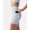 imagePAVOI ACTIVE Shorts with Pockets  Compressive High Waisted Butt Sculpting 4quot ampamp 6quot Womens Biker Shorts  HiPerform XXS to 3XSilver
