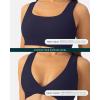 imagePAVOI ACTIVE Two Ways Twist Sports Bra for Women  Customizable Coverage Convertible Twist Front ampamp Back Workout Bra FlexFlowTwilight