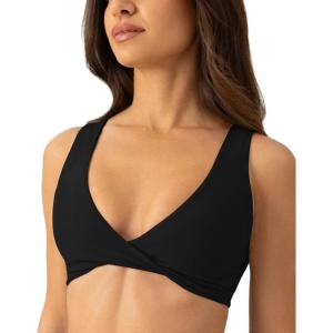 imagePAVOI ACTIVE Two Ways Twist Sports Bra for Women  Customizable Coverage Convertible Twist Front ampamp Back Workout Bra FlexFlowBlack