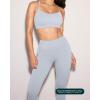 imagePAVOI ACTIVE Buttery Soft Workout Leggings for Women  High Waisted No Front Seam Gym Leggings Yoga Pants  FlexFlowSilver