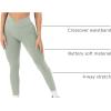imagePAVOI ACTIVE Pilates Crossover Leggings for Women  Buttery Soft High Waisted V Cut Cross Waist Workout Yoga Pants  FlexFlowSage