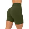 imagePAVOI ACTIVE Yoga Shorts for Women High Waisted Gym Shorts Buttery Soft Biker Workout Shorts 4quot ampamp 6quot Compression FitArmy