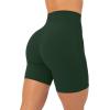 imagePAVOI ACTIVE Yoga Shorts for Women High Waisted Gym Shorts Buttery Soft Biker Workout Shorts 4quot ampamp 6quot Compression FitPine Green