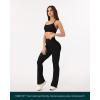 image:imagePAVOI ACTIVE High Waisted Flare Leggings for Women  Buttery Soft Bell Bottom Workout Flared Wide Leg Yoga Pants  FlexFlowBlack