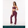 image:imagePAVOI ACTIVE High Waisted Flare Leggings for Women  Buttery Soft Bell Bottom Workout Flared Wide Leg Yoga Pants  FlexFlowBordeaux